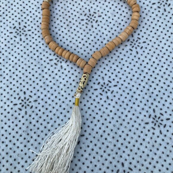 Handmade Tasbeeh Real Wood Prayer Beads Religious Muslim Misbah Pray 33 Beads - Picture 6 of 10